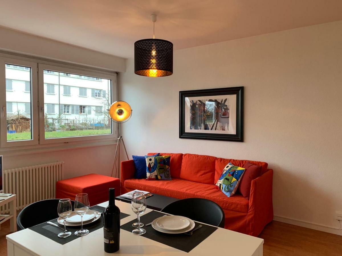 Ferienwohnung Geneva Cosy Exterior foto